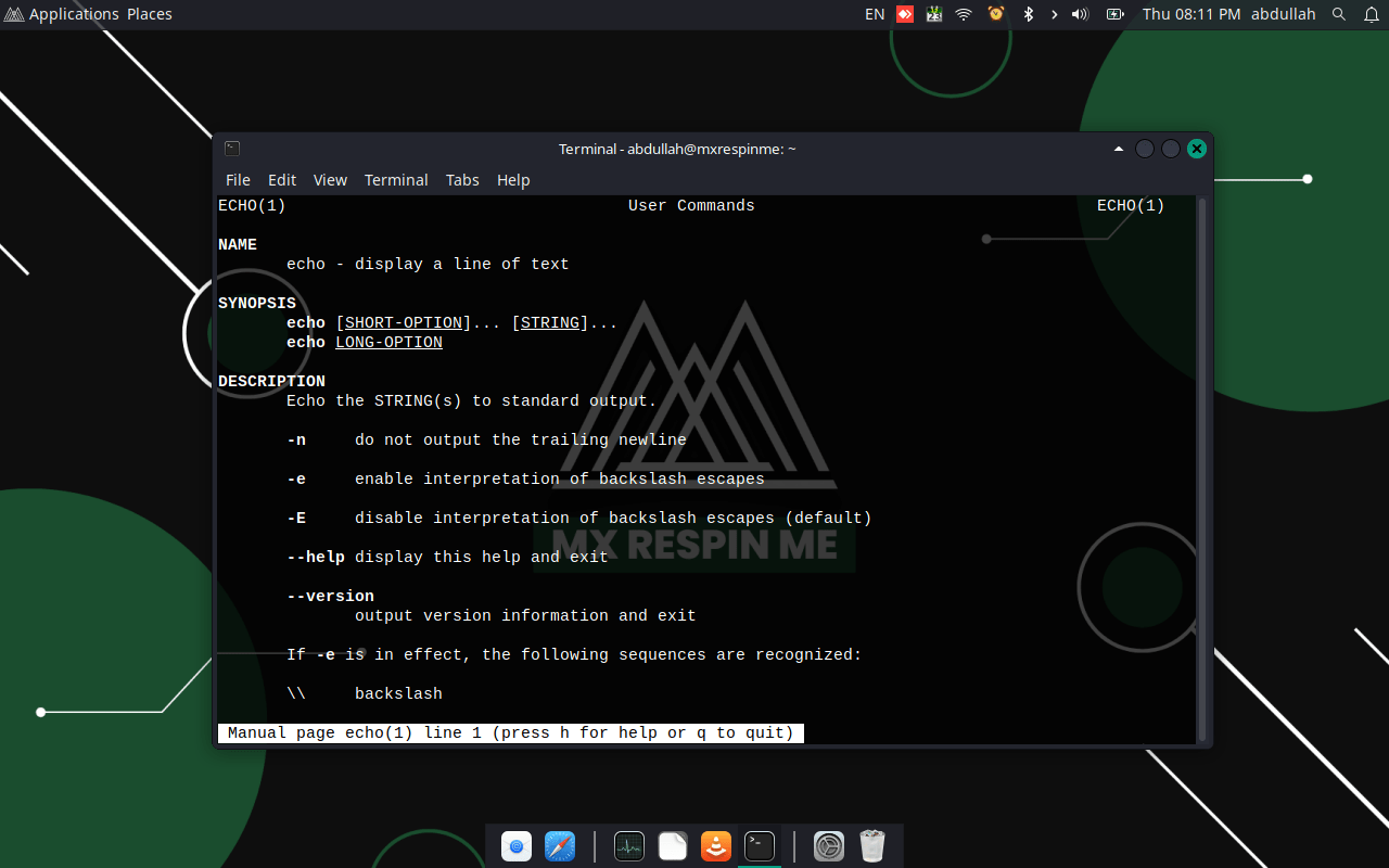 Perintah "man" untuk Membaca Manual Pengguna di GNU/Linux