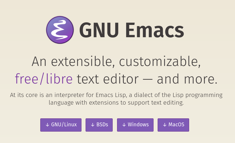 Mencoba Emacs : Editor Teks Multiguna.