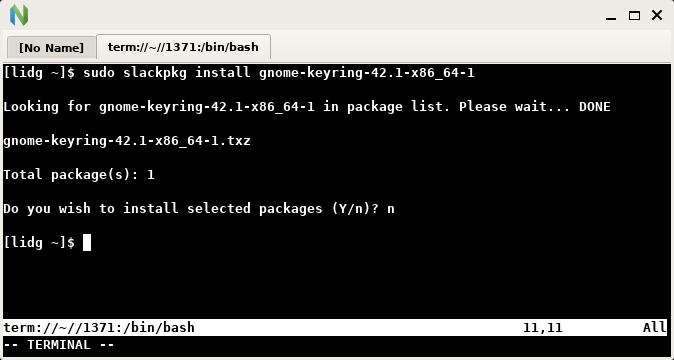 Tips Setelah Memasang Paket pada Distro Slackware.