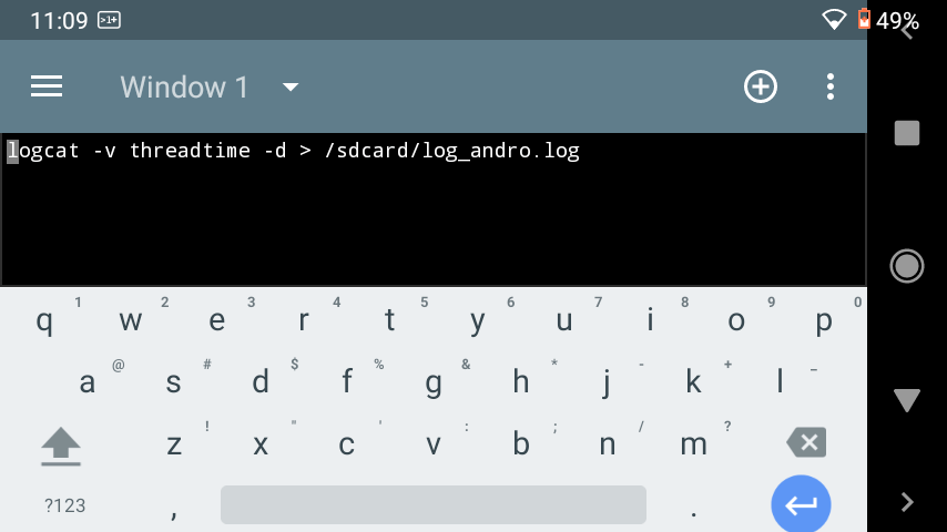 Mendapatkan Berkas Log pada Perangkat Android.