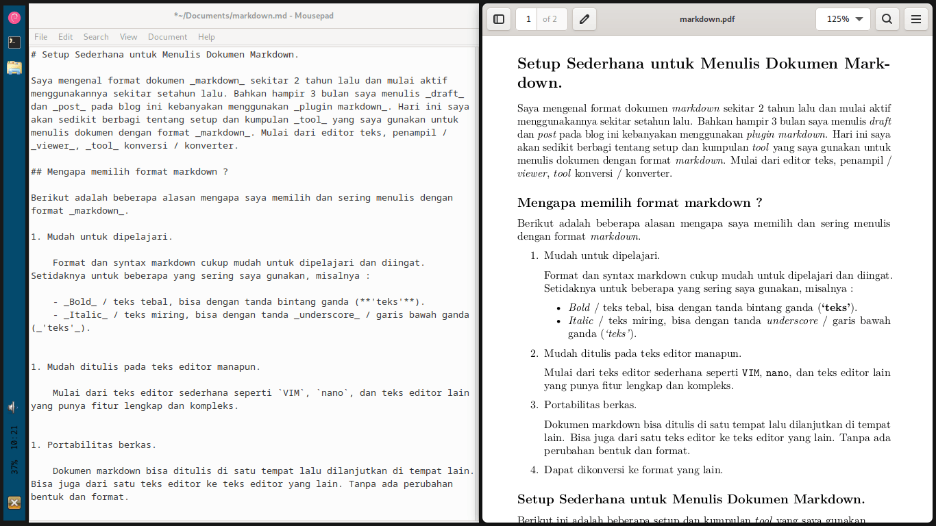 Mengkonversi Dokumen Markdown Menjadi Berbagai Format dengan Pandoc.