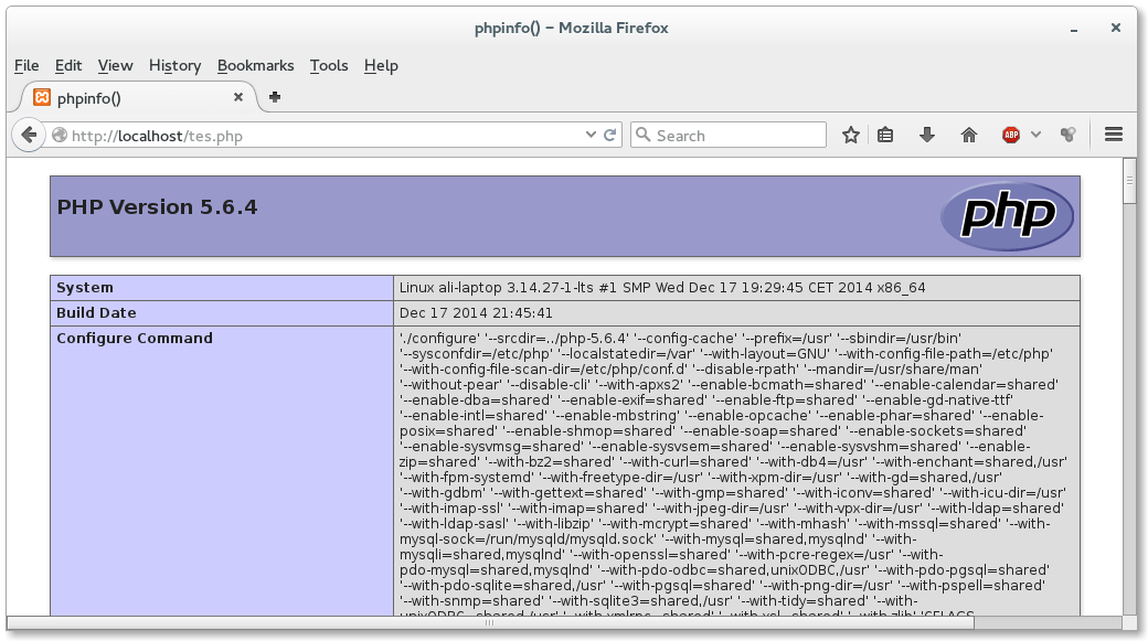 Instal Apache, MySQL, PHP dan phpMyAdmin di Archlinux 6 lampp ss 5