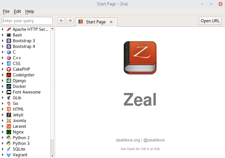 Zeal Aplikasi Dokumentasi Pemerograman Offline