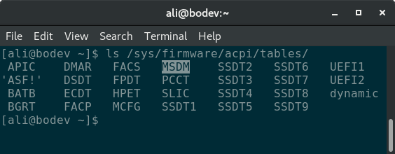 Cara Mendapatkan Product Key Windows dari GNU/Linux 2 situsali oemsn ss1