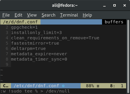 Membatasi Waktu Sinkronisasi Metadata di DNF Fedora 3 Screenshot from 2019 04 25 21 57 46