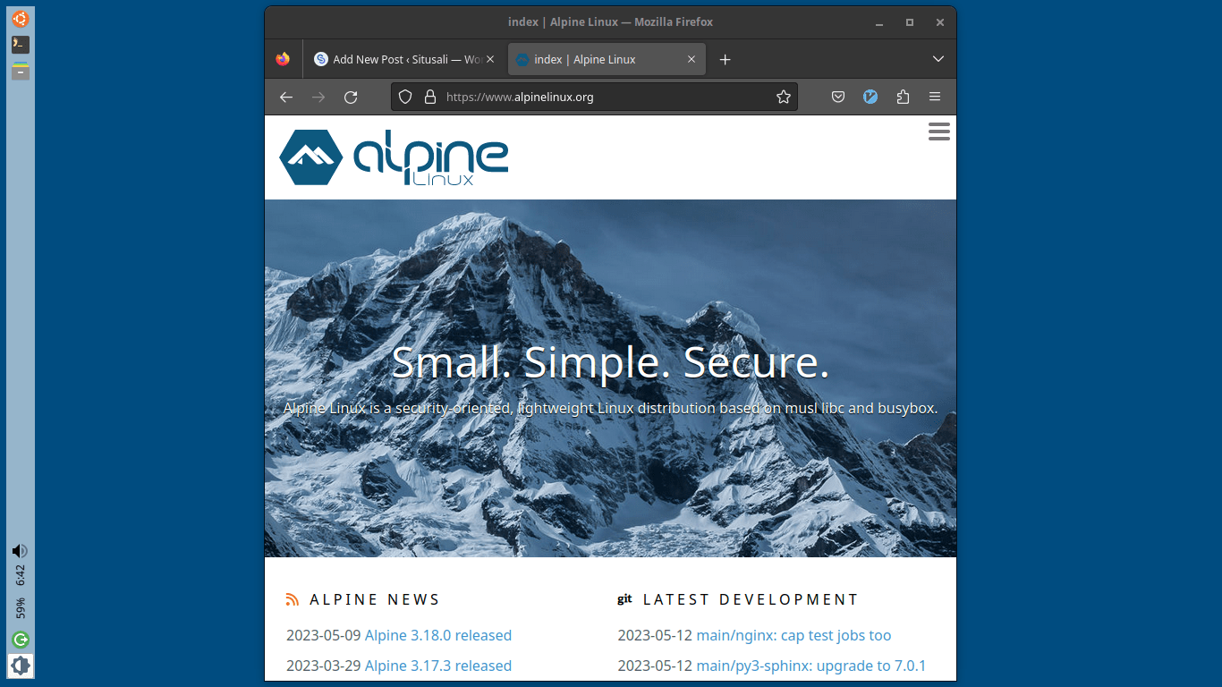 Memasang Alpine Linux dengan Partisi Tunggal.