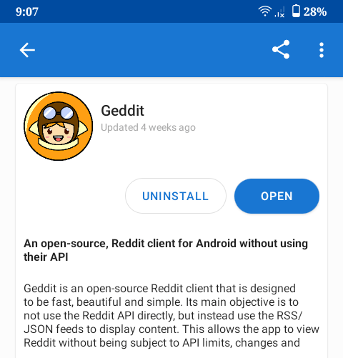 Mengenal Geddit, Alternatif Client Reddit untuk Android.